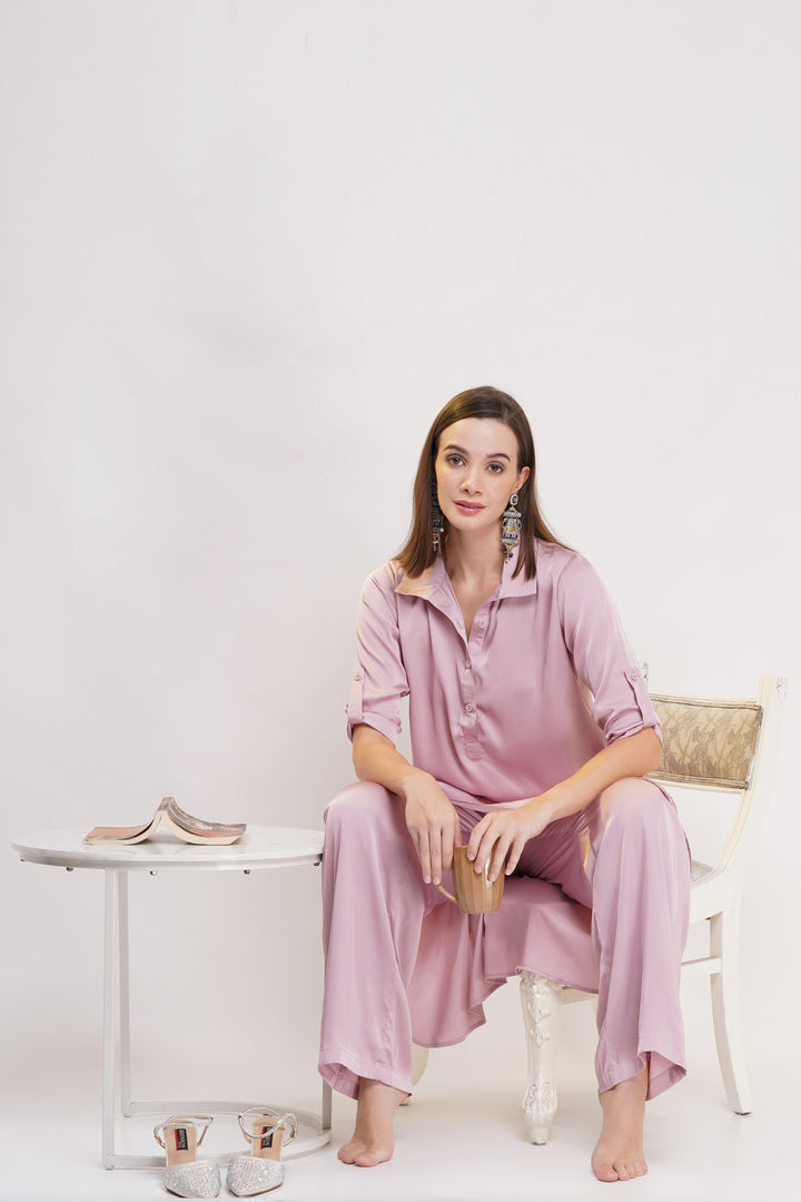 Armaani Satin Rose Kurta