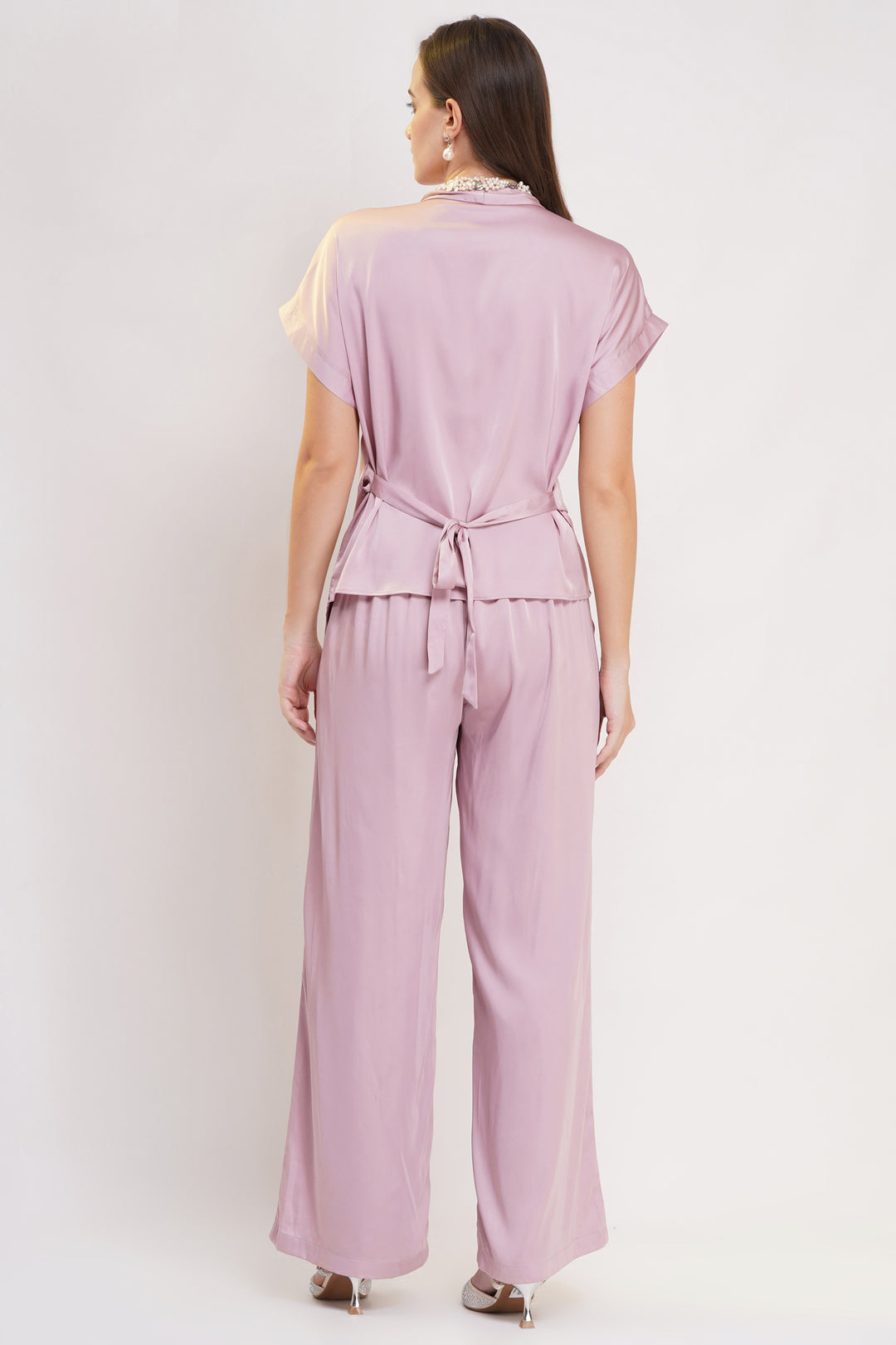 Blush Pink Top with Kimono Sleeves