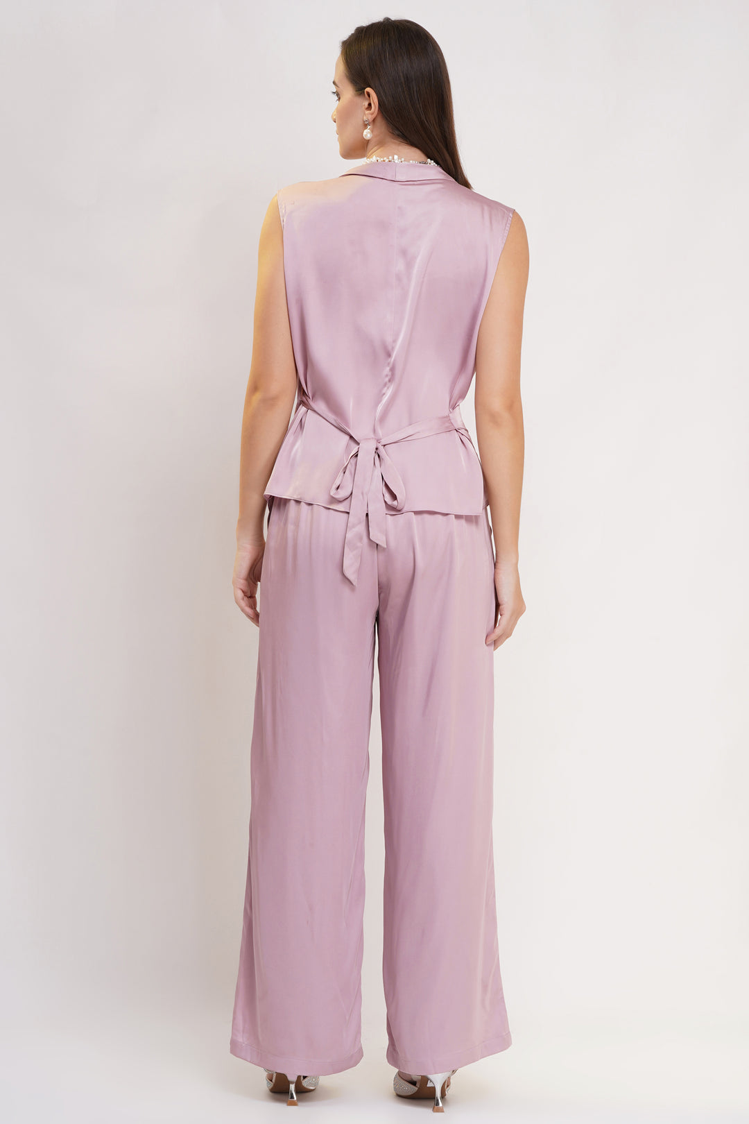 Blush Pink Sleeveless Co-Ord Set