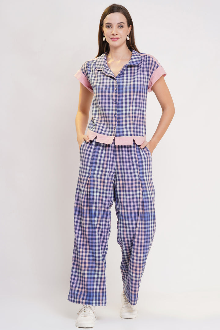 Pastel Checks Co-Ord Set