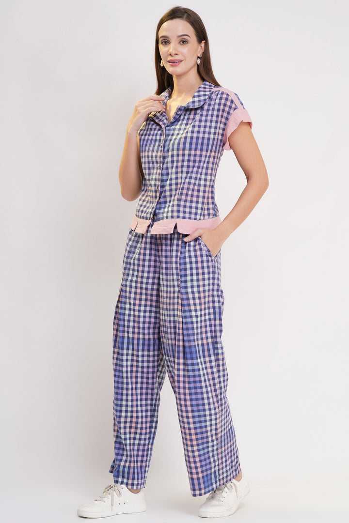 Pastel Checks Co-Ord Set