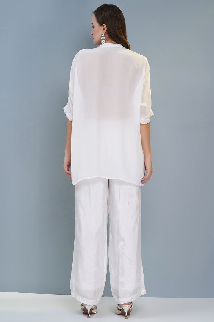 Asymetertical Silk Top