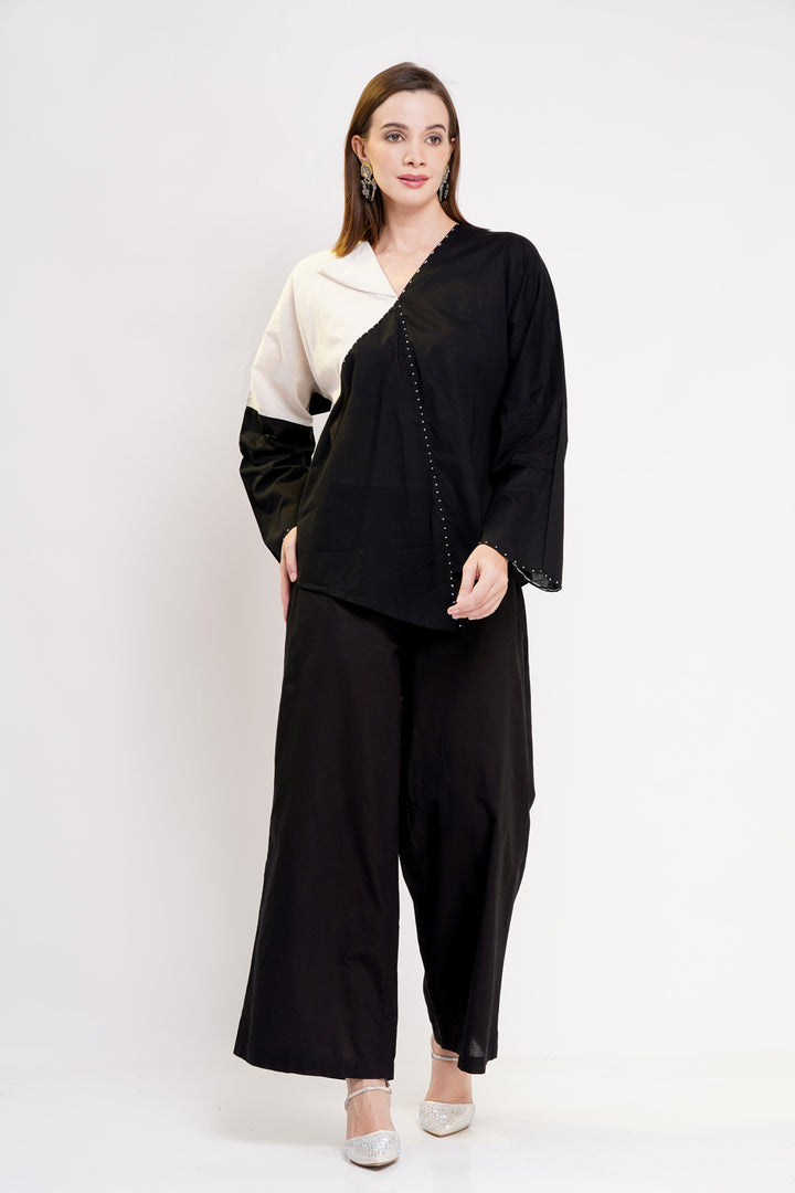 Ink and Ivory Co-Ord Set