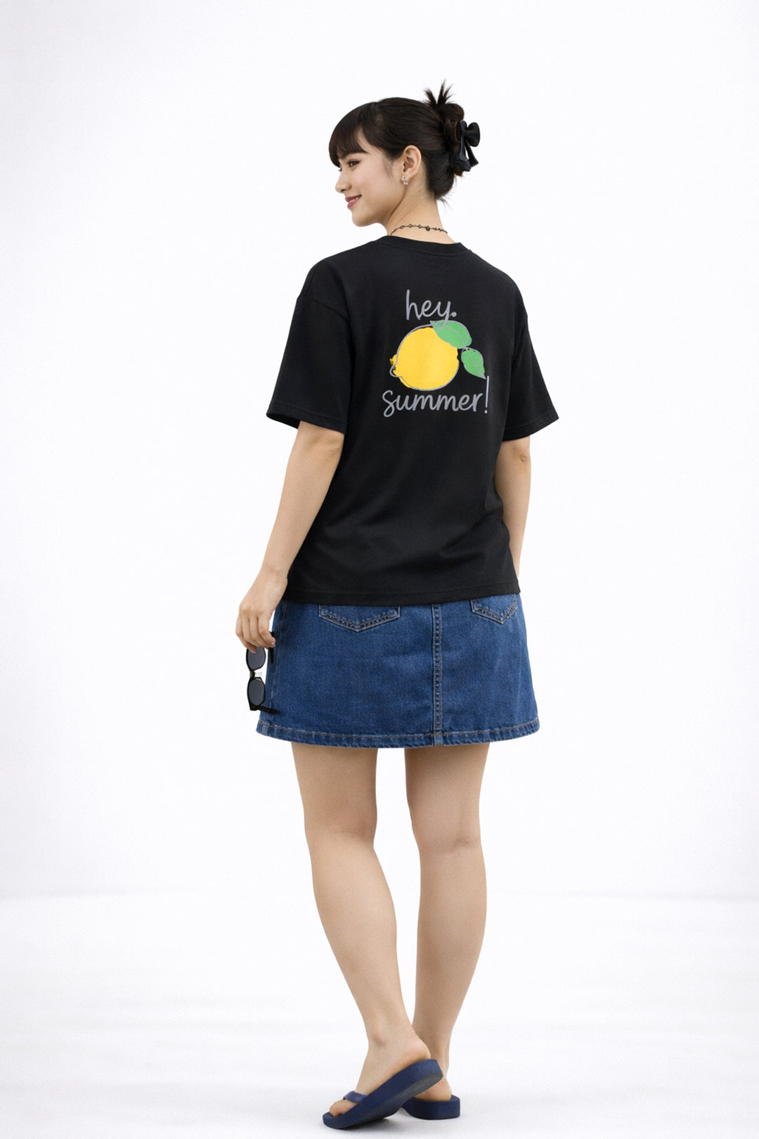 Lemon Graphic T-shirt - Black