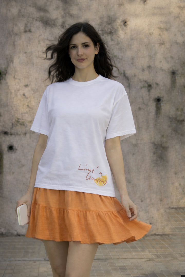Lemon Graphic T-shirt - White