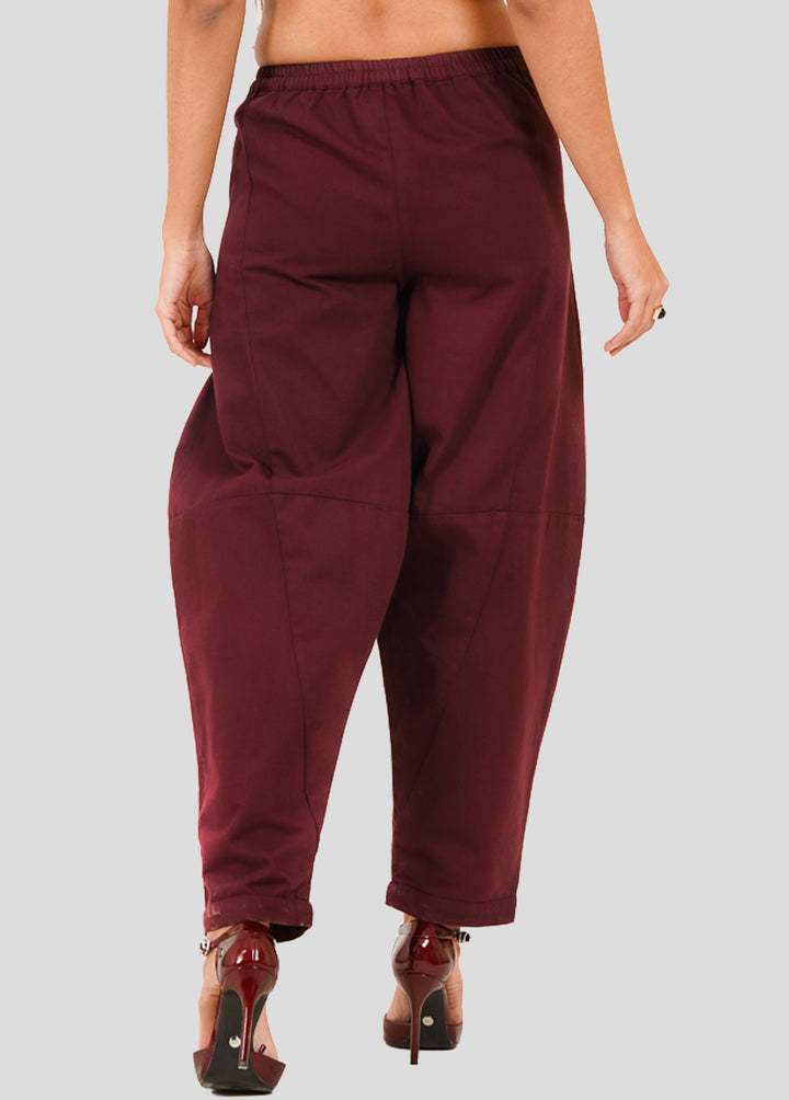 Boho Burgundy Jeans