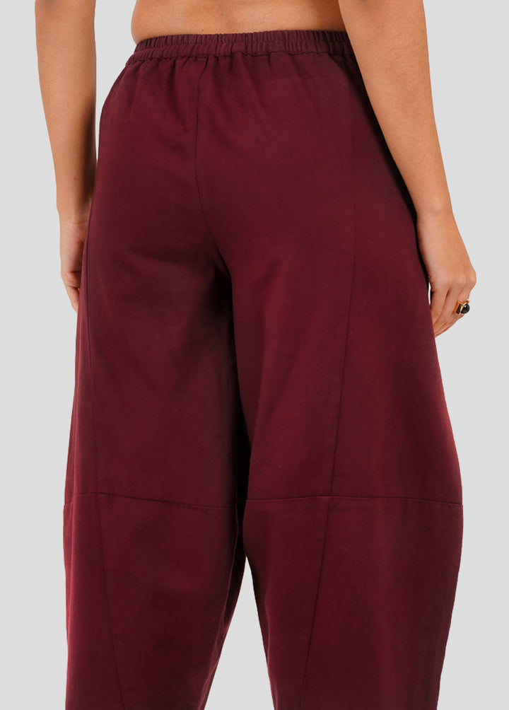 Boho Burgundy Jeans