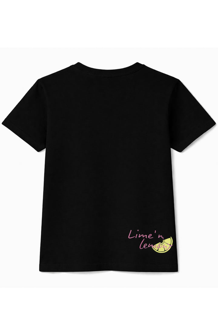 Lemon Graphic T-shirt - Black