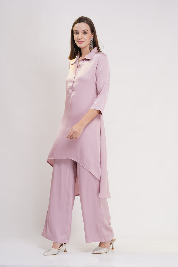 Blush Pink Wide Leg Pants