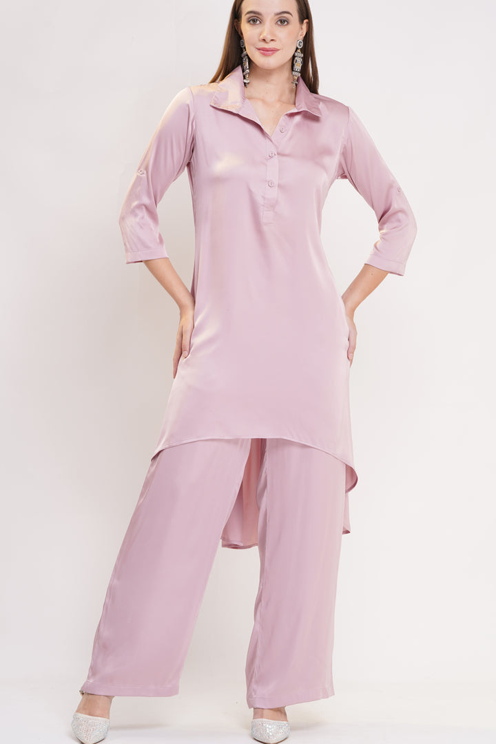 Armaani Satin Rose Kurta