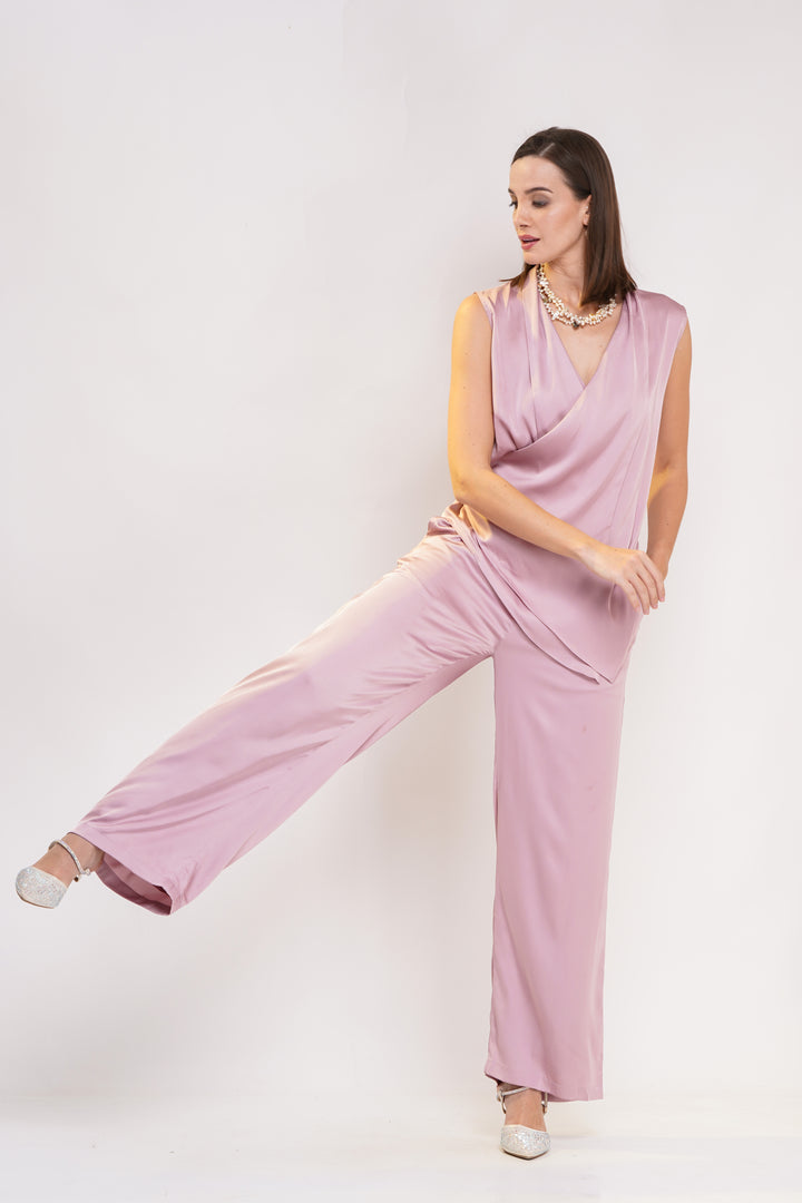 Blush Pink Top with Kimono Sleeves
