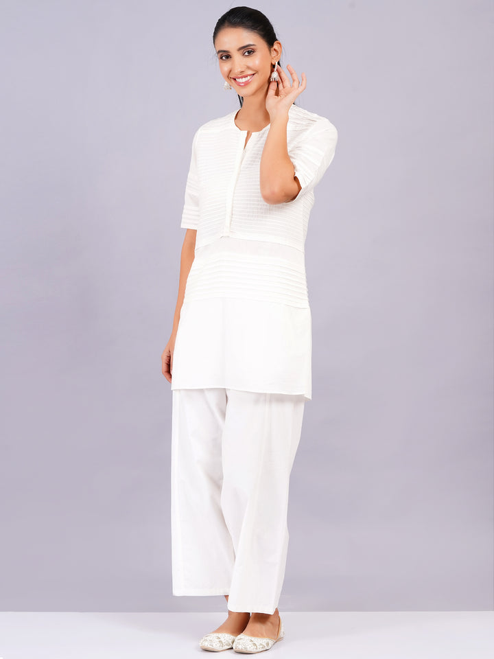 Schiffli Crop Top| Pearl White| Party & Beach Wear | Available in Plus Sizes | pamawomen.com