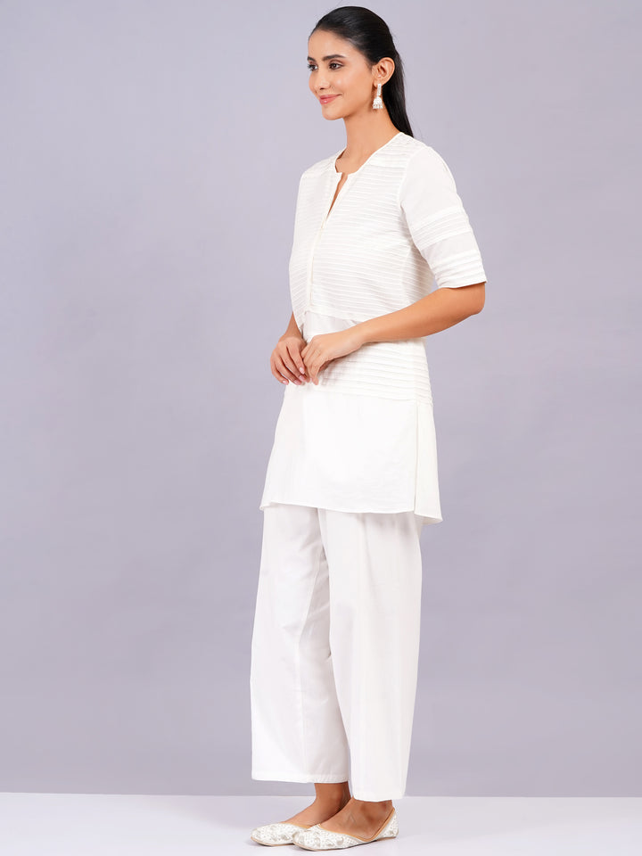 Schiffli Crop Top| Pearl White| Party & Beach Wear | Available in Plus Sizes | pamawomen.com